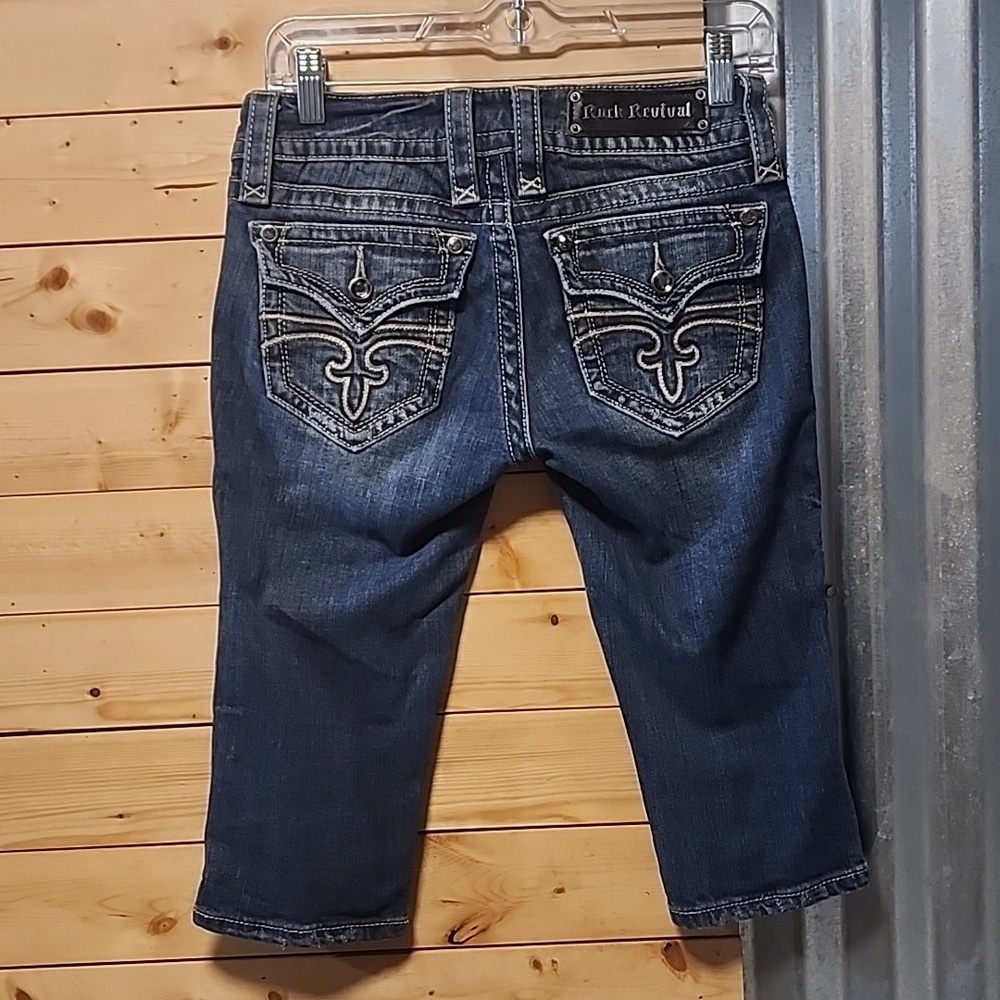 Rock Revival Shorts Cropped Jeans Size 27 Celine
